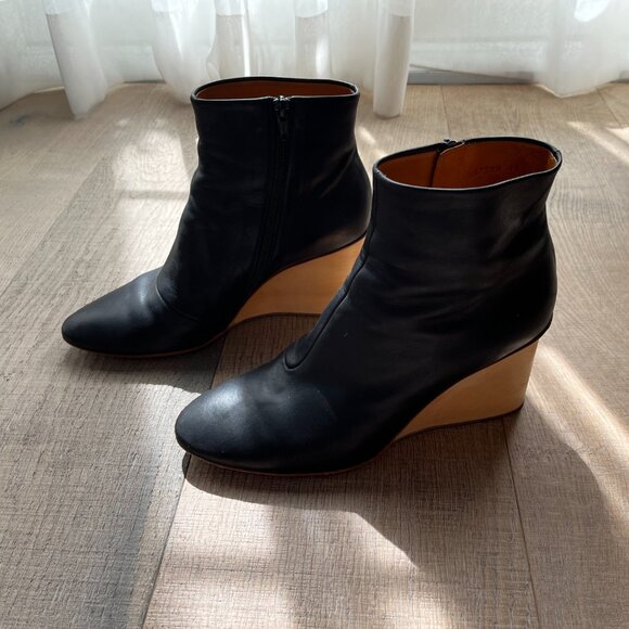 Coclico Wedge heel booties, sz 41 - Picture 1 of 5
